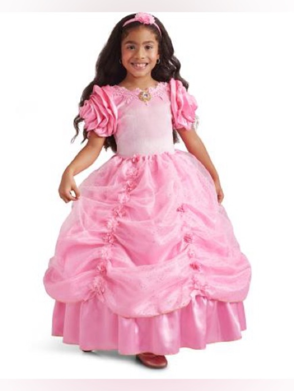 NEW Pink Princess Ball Gown Costume for Kids - Size 7/8